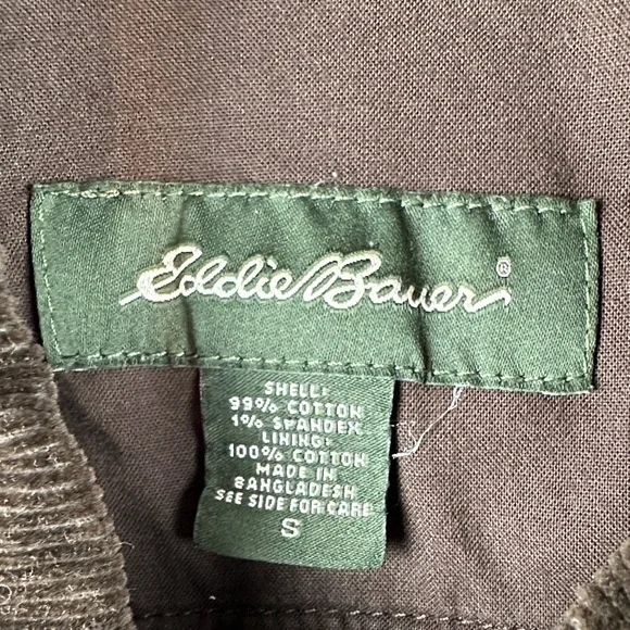 Eddie Bauer Dark Brown Corduroy Jacket - Picture 2 of 6